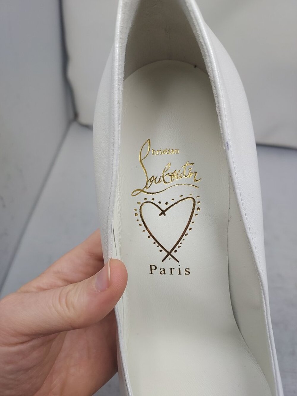 Christian Louboutin Miss Z Nappa Leather Bridal Wedding Pump - Picture 5 of 14